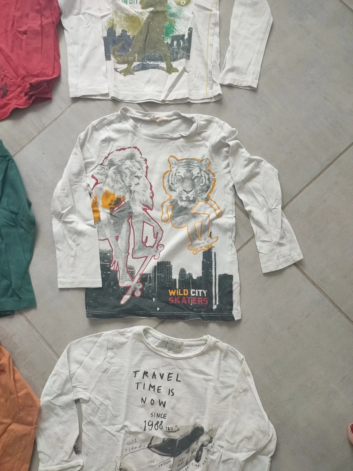 Lot of long-sleeve t-shirts for 4-year-old boys – photo 4